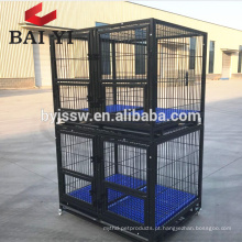 2018 Hot Sale Heavy Duty Square Tube Dog Cage Kenel com níveis personalizados